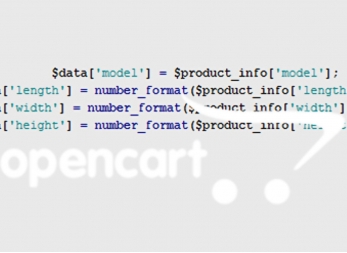Opencart2: ako pridať rozmery produktu na stránku produktu